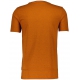 Lindbergh T-shirt i orange / dk burnt orange mix til herre