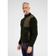 Dovre grøn Teddy-jakke i polyester og uld til herre – størrelser S, M, L, XL og 2XL