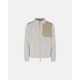 Dovre beige Teddy-jakke i polyester og uld til herre – størrelser S, M, L, XL og 2XL