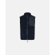 Dovre navy Teddy-vest i polyester og uld til herre – størrelser S, M, L, XL og 2XL