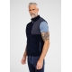 Dovre navy Teddy-vest i polyester og uld til herre – størrelser S, M, L, XL og 2XL