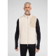 Dovre beige Teddy-vest i polyester og uld til herre – størrelser S, M, L, XL og 2XL
