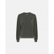 JBS of Denmark Women mørkeoliven sweatshirt med badge – XS, S, L, XL og 2XL