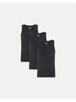Decoy 3-pak singlet undertrøjer til piger i sort