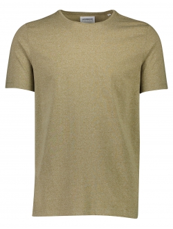 Lindbergh grønmeleret T-shirt til herre – S, M, L, XL og XXL