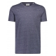 Lindbergh T-shirt i blå/ true navy mix til herre