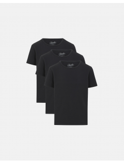 Claudio sort 3-pak T-shirts til drenge – 3/4 år, 5/6 år, 7/8 år og 9/10 år