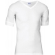 JBS hvid T-shirt med V-hals til herre – str. S, M, L, XL og 2XL