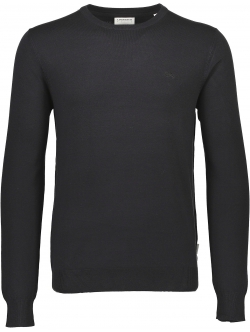 Lindbergh White sort striktrøje til herre – M, L, XL, XXL og 3XL