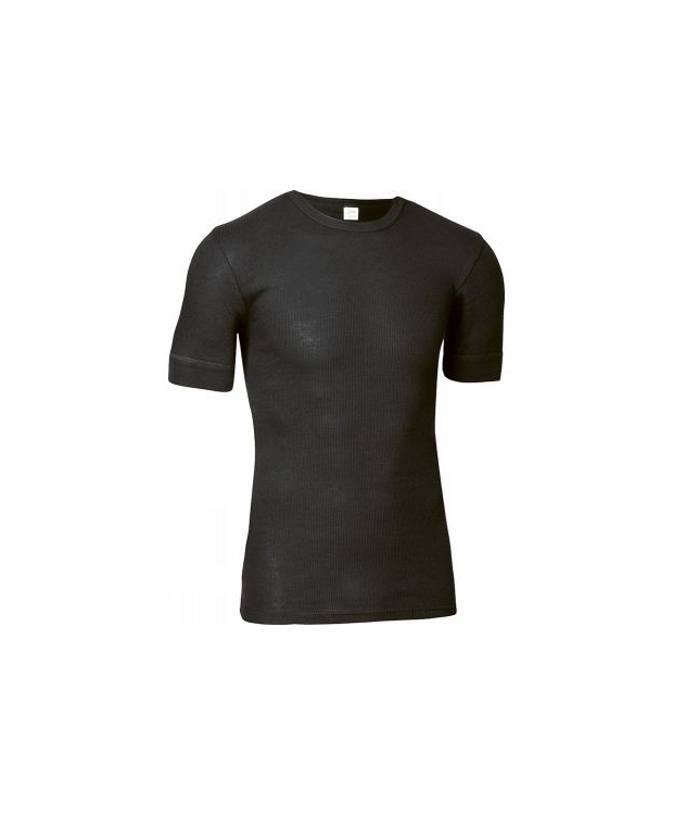 JBS sort T-shirt med rund hals til herre i 100 % bomuld – S-2XL