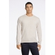 Lindbergh White offwhite striktrøje til herre – M, XL og XXL