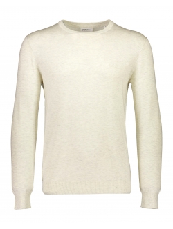 Lindbergh White offwhite striktrøje til herre – M, XL og XXL