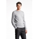 Lindbergh White grå striktrøje med 50% merinould – S, M, L, XL, XXL og 3XL