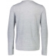 Lindbergh White grå striktrøje med 50% merinould – S, M, L, XL, XXL og 3XL