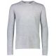 Lindbergh White grå striktrøje med 50% merinould – S, M, L, XL, XXL og 3XL