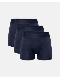 RESTERÖDS 3-pak bambus tights i navy til herre