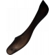 Decoy sorte nylonfooties 40 denier i 2-pak til kvinder – Onesize 37–41