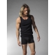 Resteröds ribbede tanktops til herre – sort 2-pak – str. S, M, L, XL og 2XL