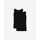 Resteröds bambustanktops til herre – sort 2-pak – str. S, M, L, XL og 2XL