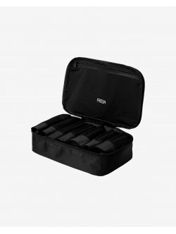 Resteröds bambusboxers – sort 7-pak i travelbag – str. S, M, L, XL og 2XL