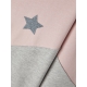 Name It NKFVIBBA LS Short Boxy Sweat UNB i grå og rose til piger