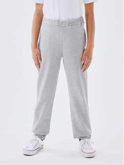 Name It NKFSWEAT sweatpants til piger – lysegrå – str. 92, 98, 104, 110, 116, 122, 128, 140, 152 og 164