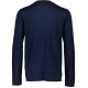 Lindbergh White navy striktrøje med 50% merinould – S, M, L, XL og 2XL