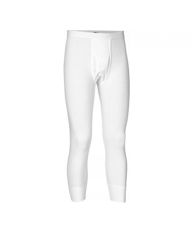 JBS Lange Underbukser Original 30011 Knee Longjohns Hvid bomuld Small Herre