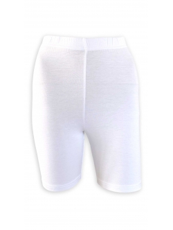 Festival hvide bambus-skåneshorts til kvinder – S, M, L, XL, 2XL, 3XL og 4XL
