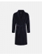 JBS Badekåbe i velour i Navy med røde striber til herre – aktive størrelser: S, M, L, XL, 2XL