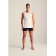 JBS of Denmark bambus singlet i hvid til herre, størrelse 2XL