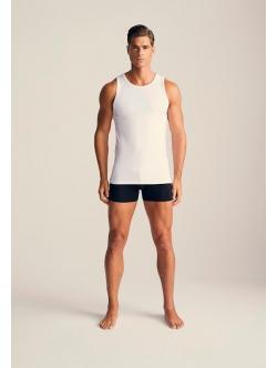 JBS of Denmark bambus singlet i hvid til herre, størrelse 2XL