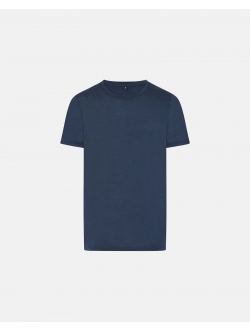 JBS of Denmark t-shirt i uld i navy til herre