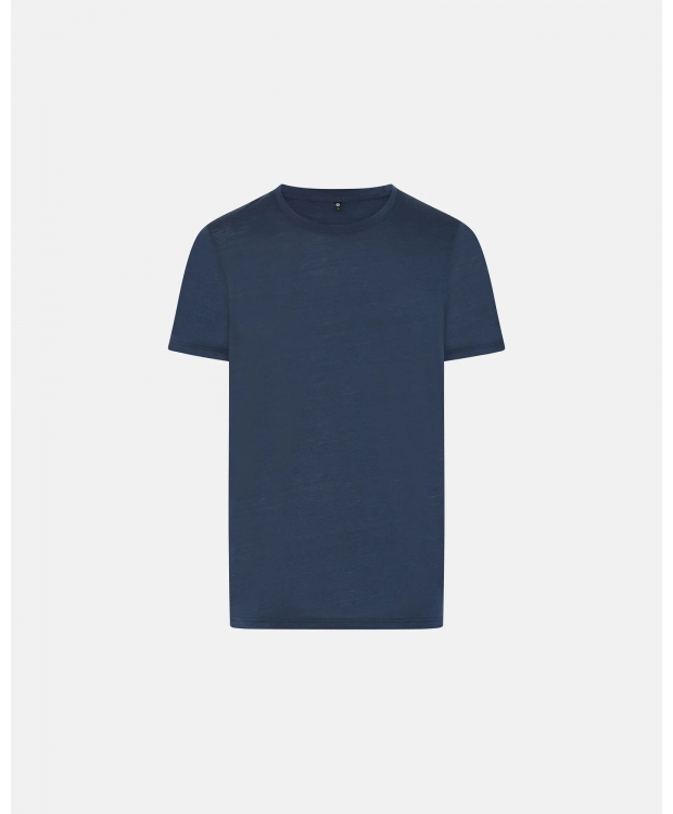 Se JBS of Denmark t-shirt i uld i navy til herre hos Sokkeposten.dk