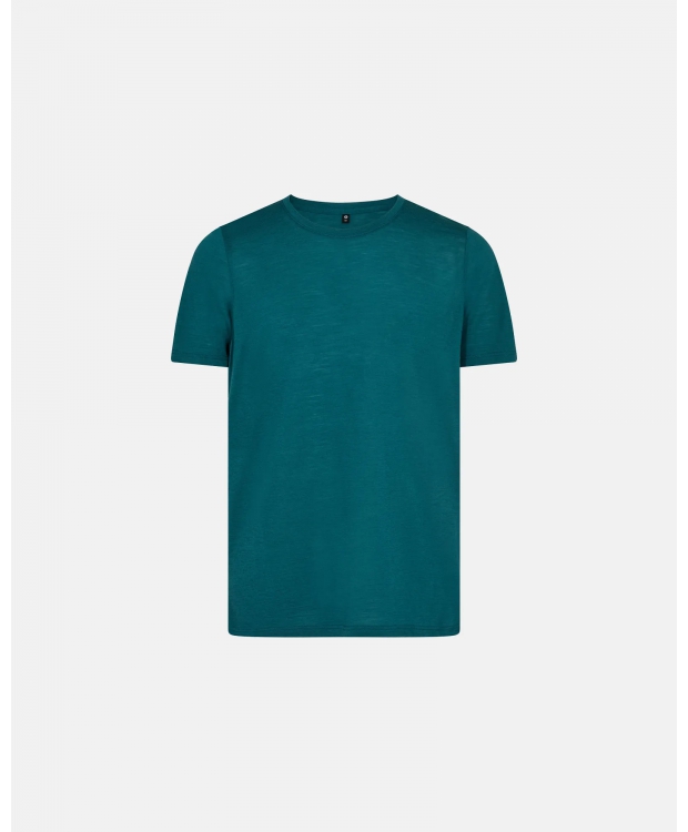JBS of Denmark t-shirt i uld i grøn til herre