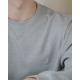 JBS of Denmark sweatshirt til herre – lysegrå – aktive størrelser S, M, L, XL, 2XL og 3XL