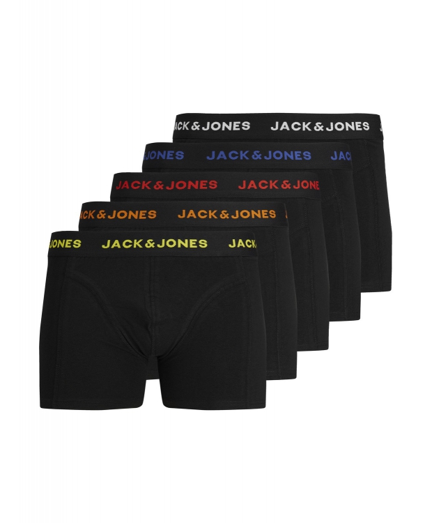 Billede af Jack & Jones 5pak underbukser/boksershorts i sort til herre