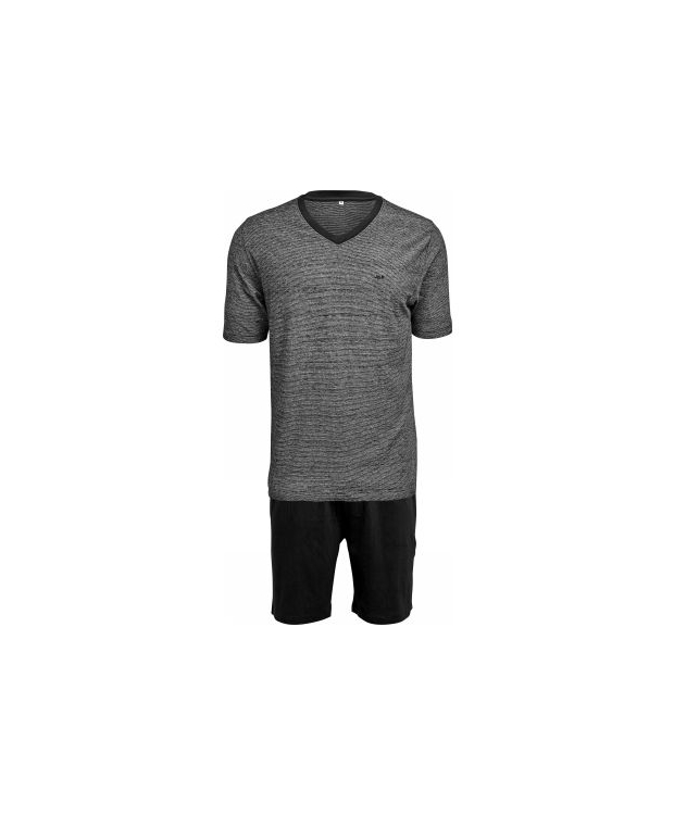 JBS Pyjamas med T-Shirt og Shorts i Mørkegrå til Herre – 100% Bomuld billede