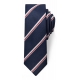 Connexion Tie slips 5cm i navy m. striber