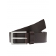 Jack & Jones JACSTOCKHOLM LEATHER BELT NOOS i black coffee til mænd