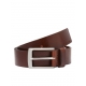 Jack & Jones JACSTOCKHOLM LEATHER BELT NOOS i brown stone til mænd