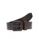 JACK & JONES Jacroma læderbælte – Black Coffee/brun – størrelser 80, 90, 95 og 105