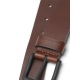 JACK & JONES Jacroma læderbælte – Brown Stone – aktive størrelser 80, 90, 95 og 105