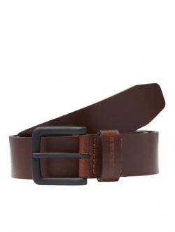 JACK & JONES Jacroma læderbælte – Brown Stone – aktive størrelser 80, 90, 95 og 105