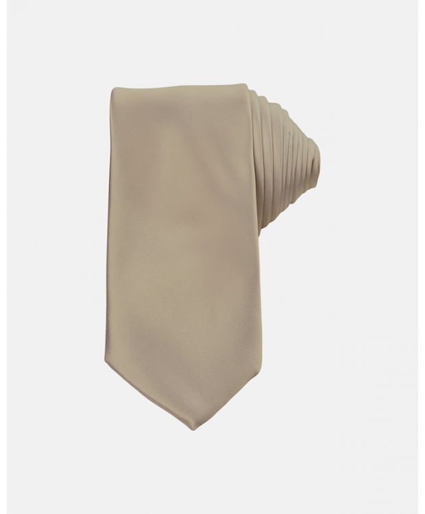 Billede af Connexion Tie slips 7cm i beige til herre