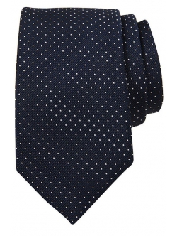 Connexion Tie slips 7cm i navy m. hvide prikker