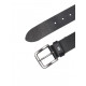 Jack & Jones JACFLAG LEATHER BELT 4 CM NOOS I sort til herre