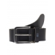 Jack & Jones JACFLAG LEATHER BELT 4 CM NOOS I sort til herre