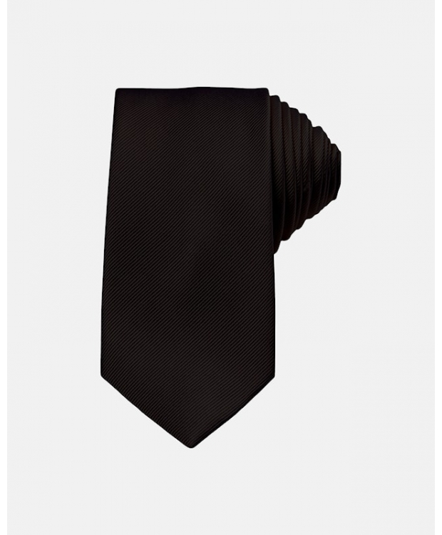 Billede af Connexion Tie slips i silke 7cm i sort til herre