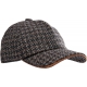 Connexion Tie WOOLEN CAP Check i varm karamel